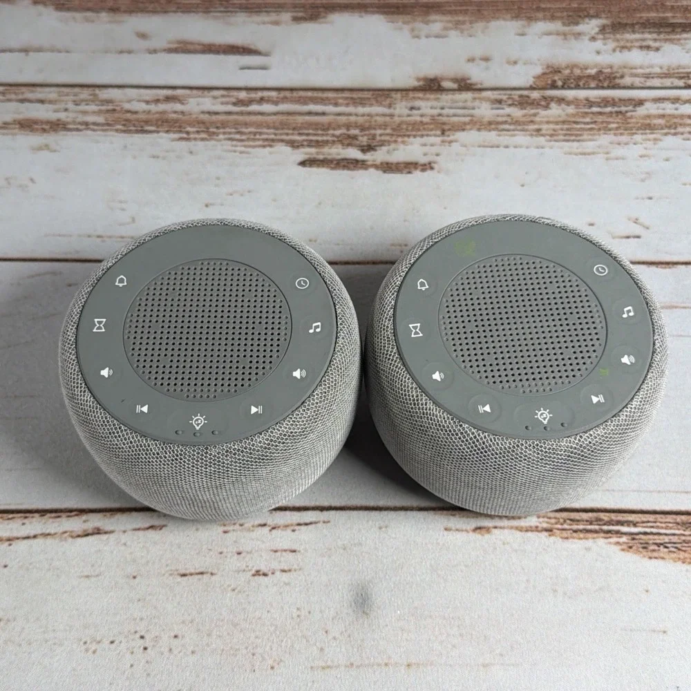 Buffbee Sound Machine Alarm Clock Pair White Noise Generator